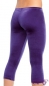 Preview: Ervy Capri Tight 3/4 lang tinte*  Samt gecrasht