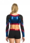 Preview: ERVY  DUBAI Cheer Crop-Top  ER 23132.118/1  kurzes Cheerleadertop