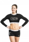 Preview: ERVY  ORLANDO Cheer Crop-Top  ER 23149.1182/1  bauchfreies Top für Cheerleader