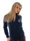 Preview: SR Damen Sweat-Jacke dunkelblau