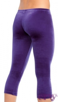 Ervy Capri Tight 3/4 lang tinte*  Samt gecrasht