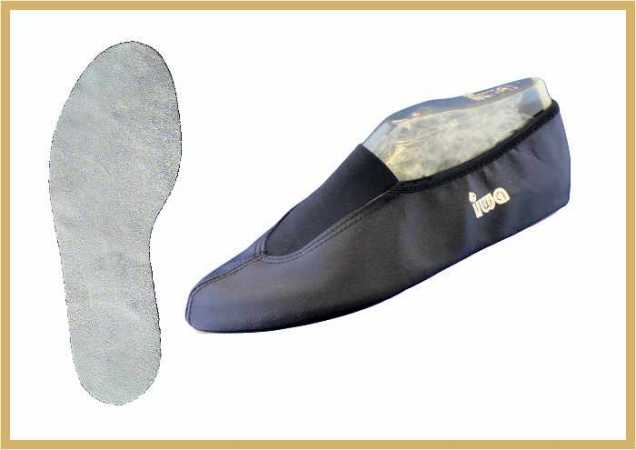 IWA Gymnastikschuh 020 Chromledersohle