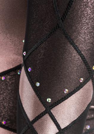 ERVY Enna 1 Turnanzug 11978.08/1– Langarm, Strass & Tüll