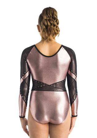 ERVY Enna 1 Turnanzug 11978.08/1– Langarm, Strass & Tüll