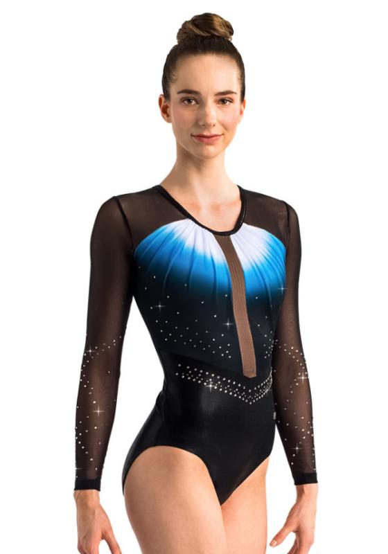 ERVY Omayra 1 Turnanzug 11988.082/1– Langarm mit eleganter Raffung