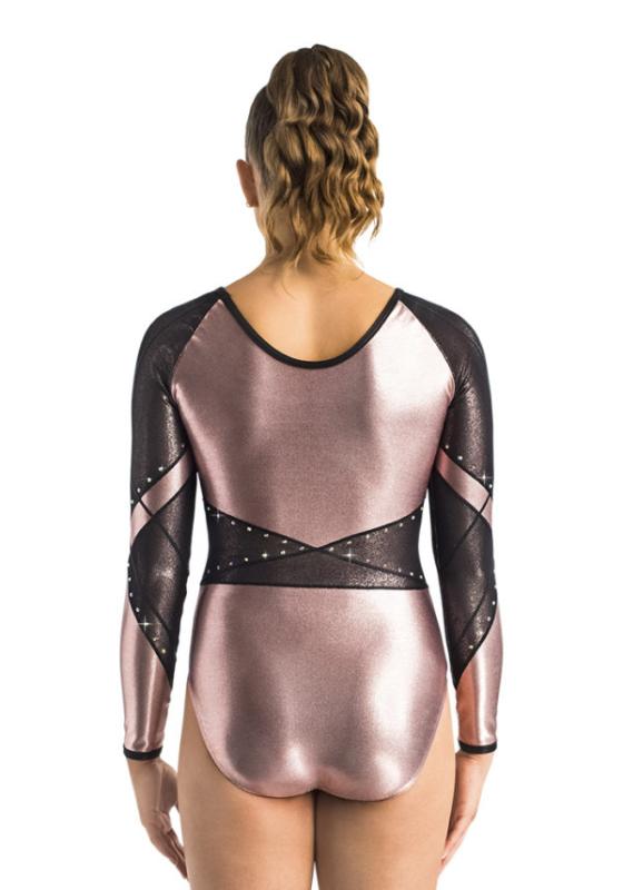 ERVY Enna 1 Turnanzug 11978.08/1– Langarm, Strass & Tüll