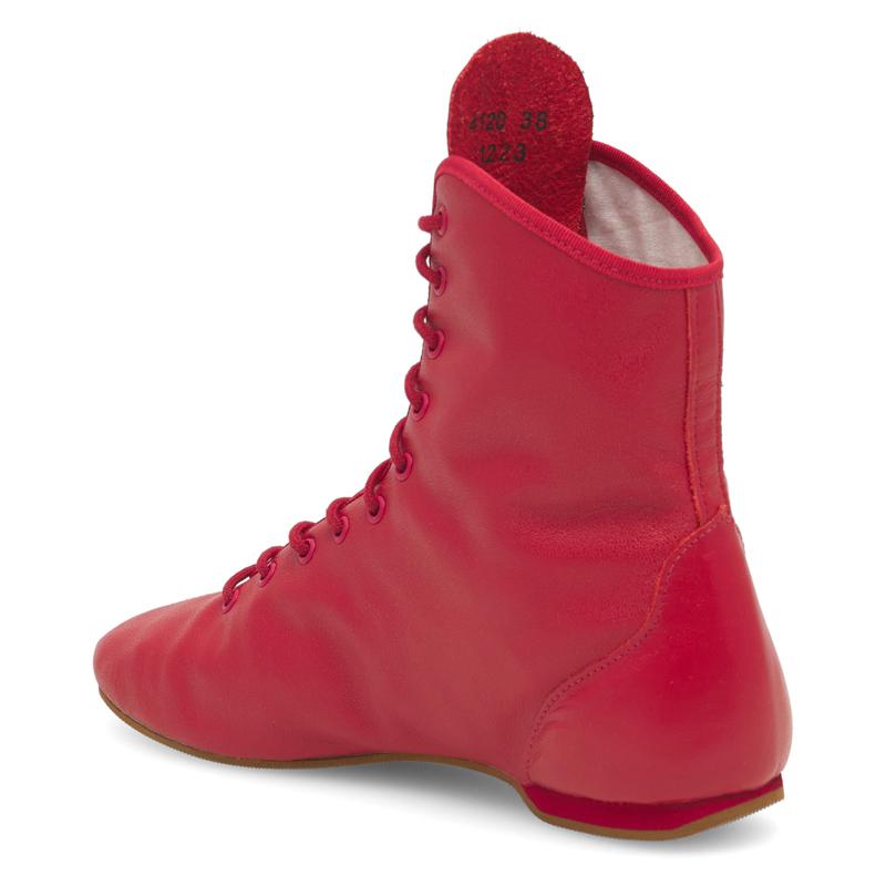 Rumpf Hit I Gardestiefel 4120 aus Leder hoch geschnitten mit durchgehender Gummisohle