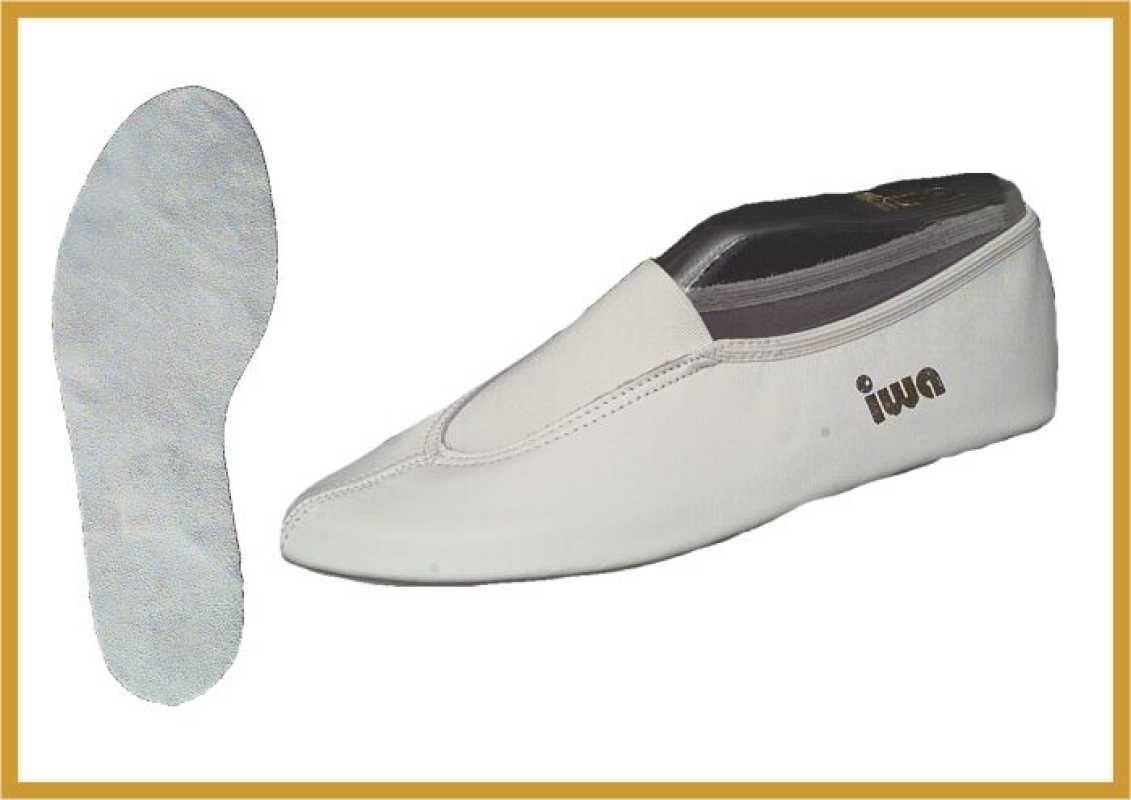 IWA Gymnastikschuh 020 Chromledersohle