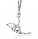 My-Beads Anhaenger Turnen 448 Spagat am Ring 18 mm Sterling-Silber (925er)